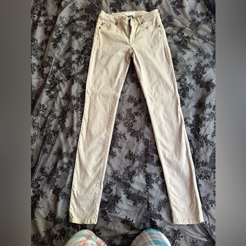 Garage high waist jegging Khaki pants size 1.